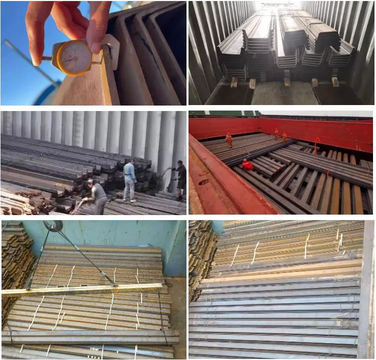 Standard Larsen Steel Sheet Pile Price Per Ton Type 3 Type 2 6m 9m 12m Length Hot Rolled Steel Sheet Piles